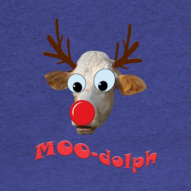 Moodolf Funny Rudolf Cow by Pirino